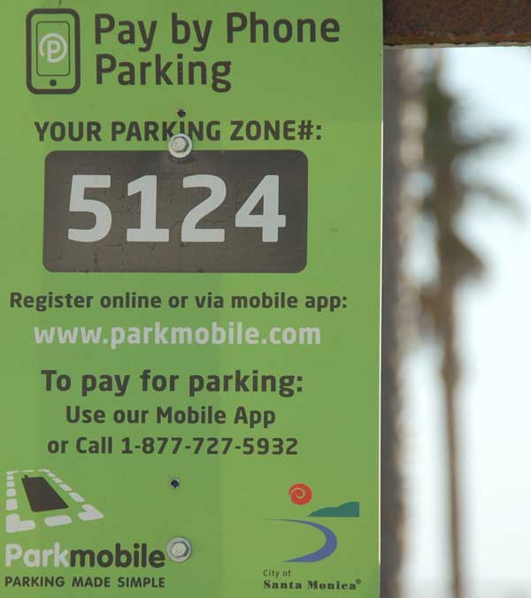 pay by phone parking santa monica pier